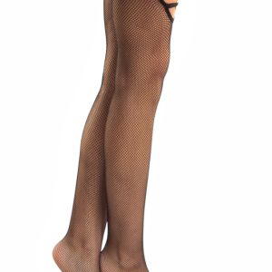 Δεύτερη Εικόνα Γυναικείες sexy κάλτσες από δίχτυ. Οι κάλτσες συγκρατούνται από μικρούς χρυσούς  κρίκους
